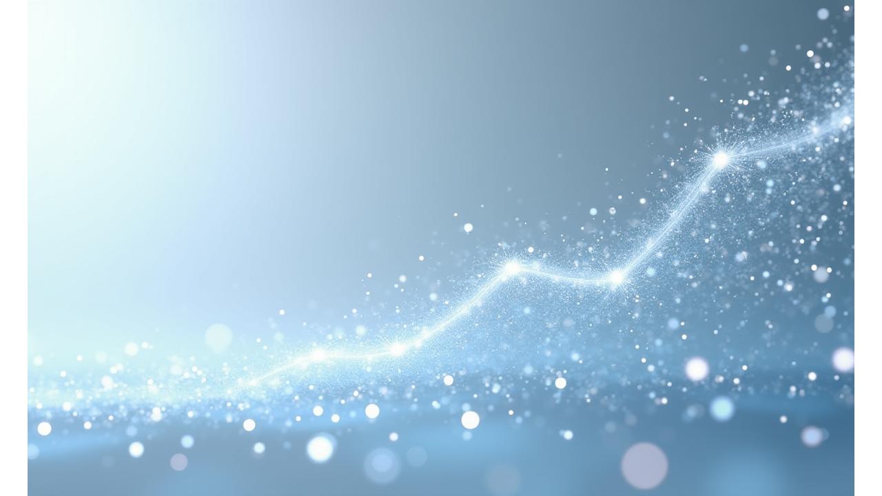 Abstract graphic representing innovation and interconnectedness in technology
