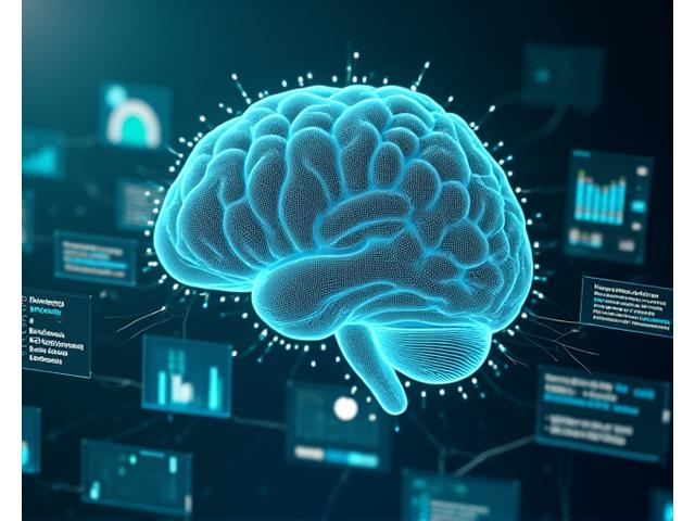 AI model visually demonstrating intelligent task prioritization on a digital interface