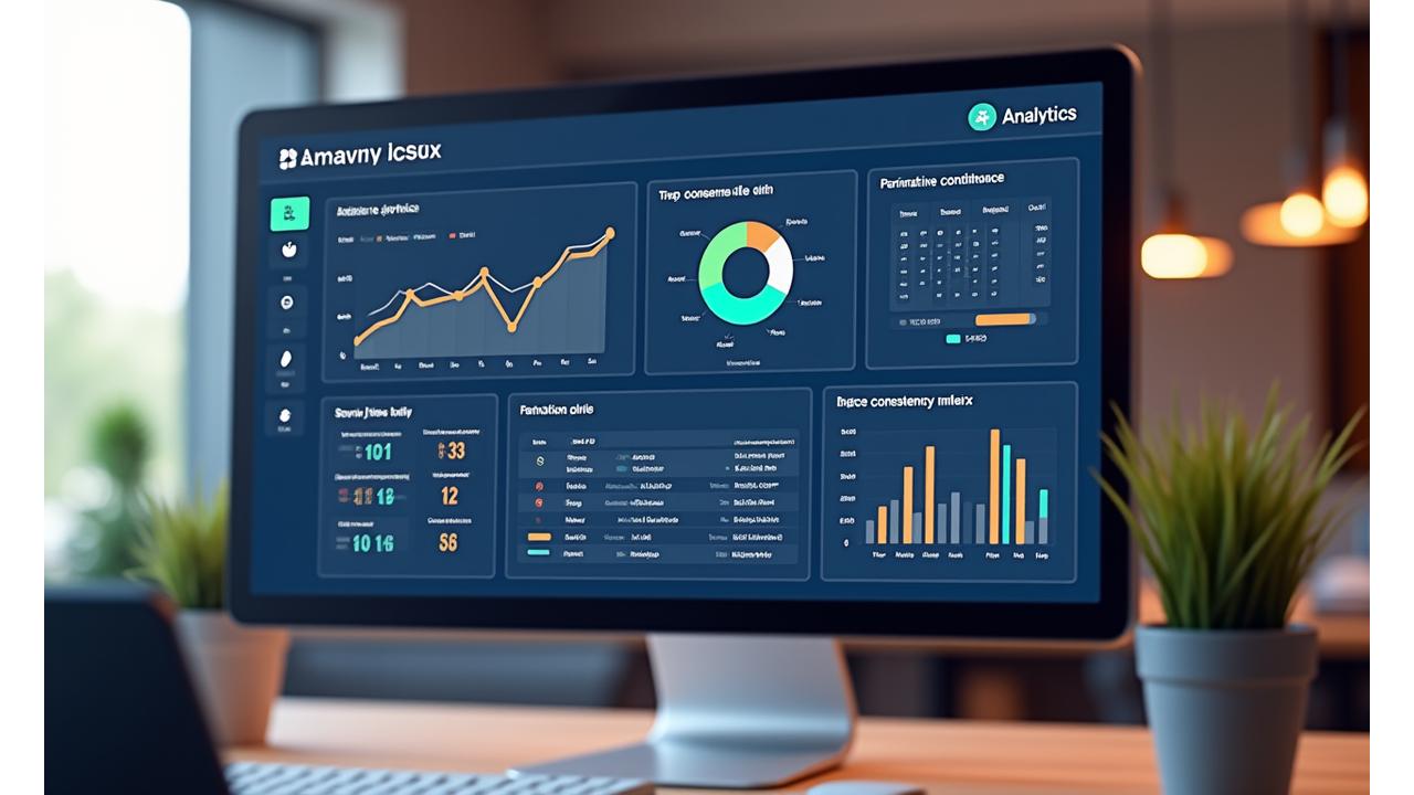 Detailed analytics dashboard showing habit trends, correlations, and success metrics