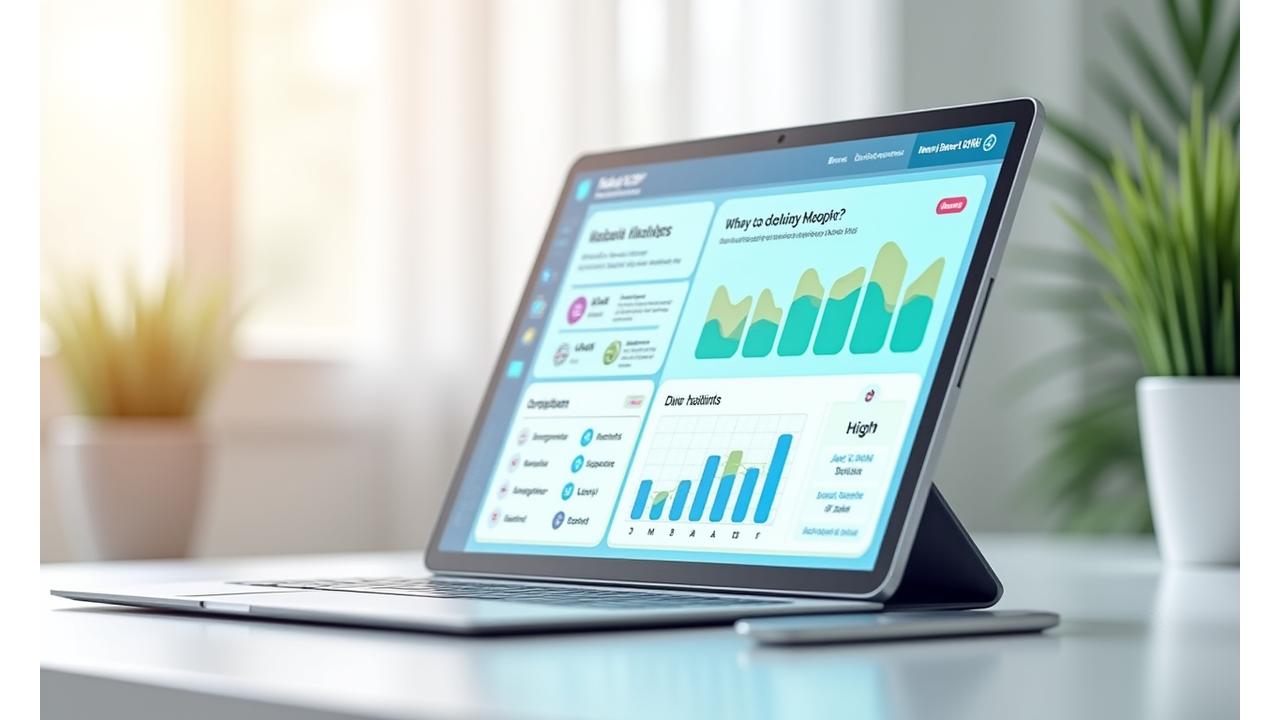 Dynamic dashboard showing habit streaks, progress charts, and analytics for Astra Charts habit tracking system