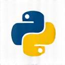 Python logo with 'Flask' text, representing robust backend technologies